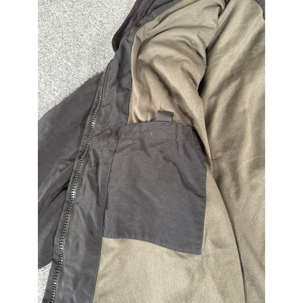 Carhartt Storm Defender Rain Jacket Mens XL Black Waterproof Dry J162 - Picture 12 of 16